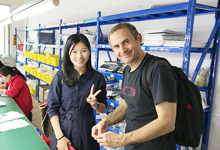 Our customer's visit-From USA
