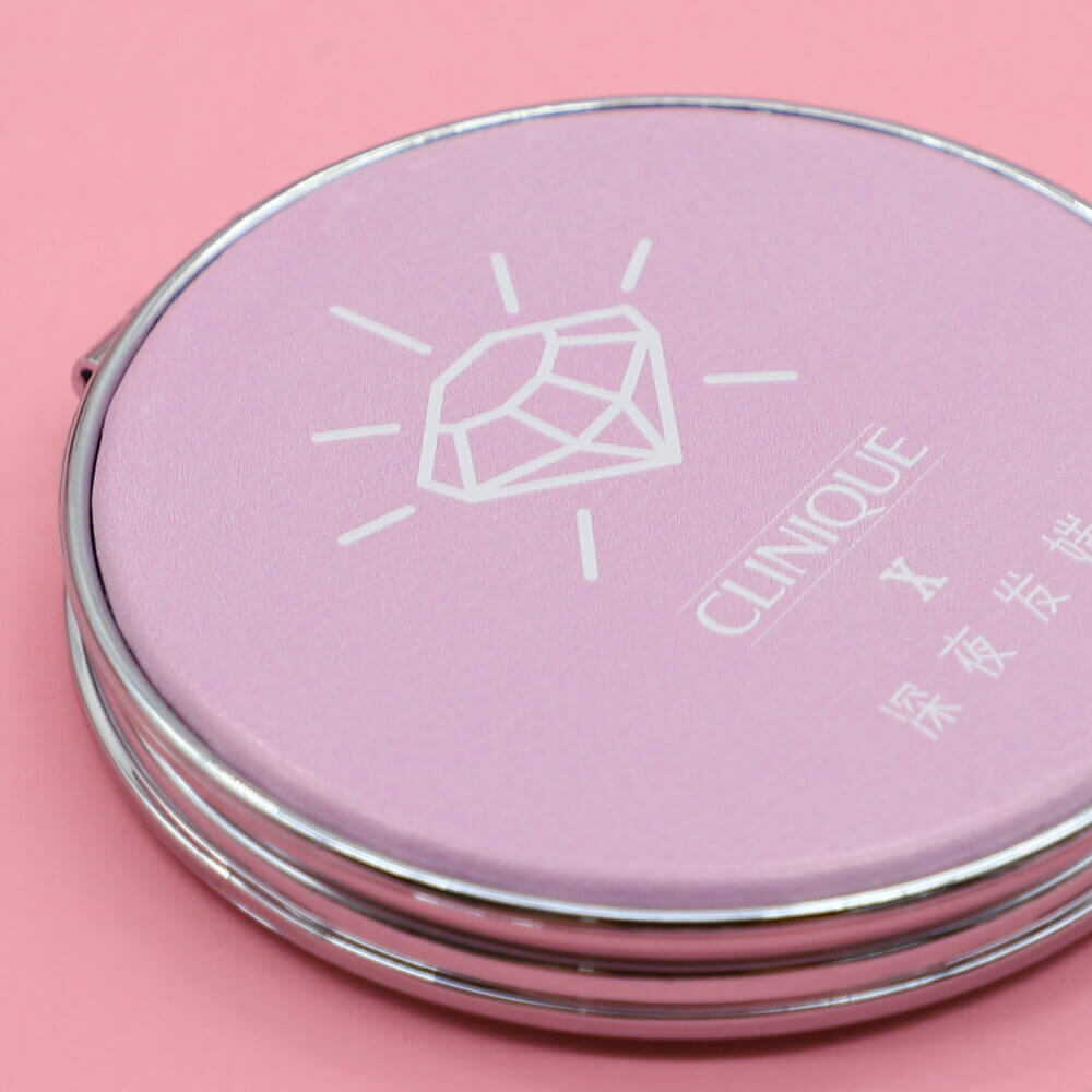 Custom Promotional Gift Hand Mirror Hand Mini Compact Mirror for Makeup Portable