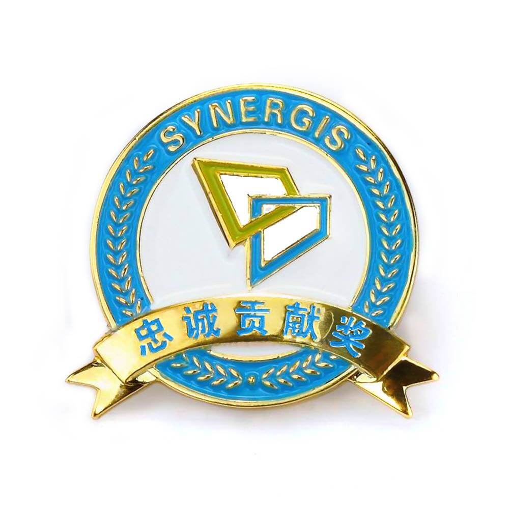 Wholesale Custom Plating Gold Badge 3d Soft Enamel Pin Badge for Promotion