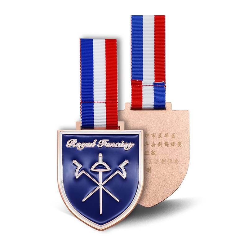 Custom Zinc Alloy Soft Enamel Marathon Medal Metal Sports Medallions