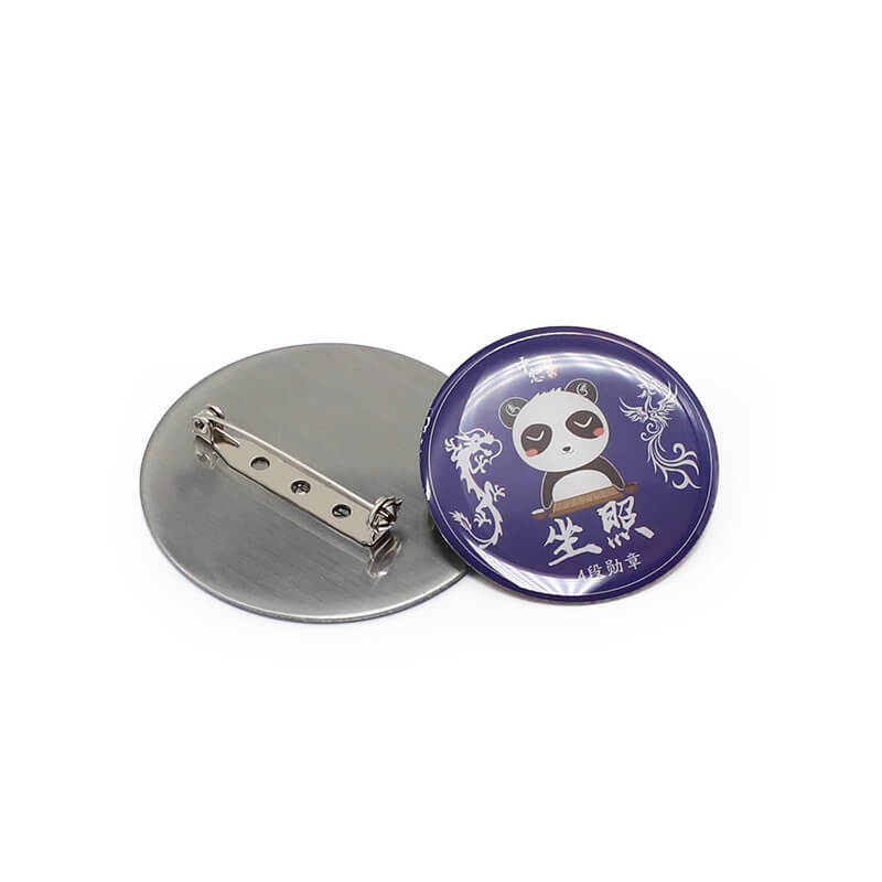Custom Metal Cute Animals Pin Badges Printing With Coat Epoxy Cartoon tin Badges