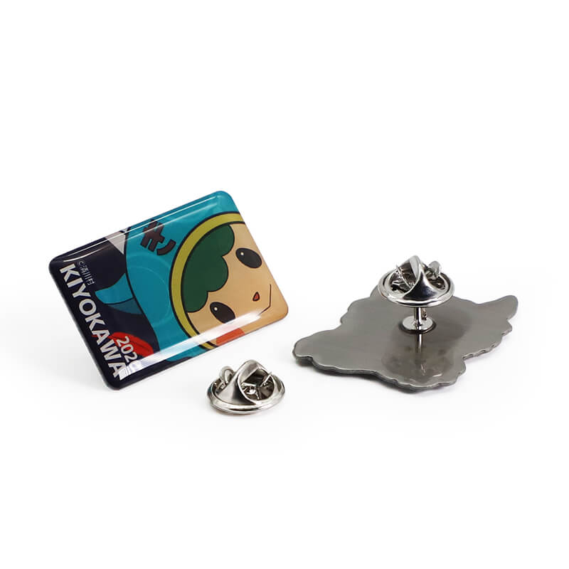 High quality lapel with butterfly pin coat epoxy metal pin badge for story book