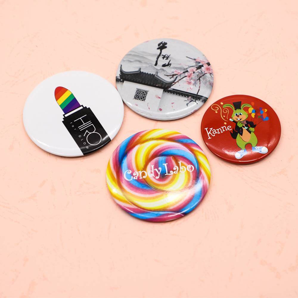 Factory Hot Sale Pocket Mirror Tinplate Mini Mirror Custom Logo