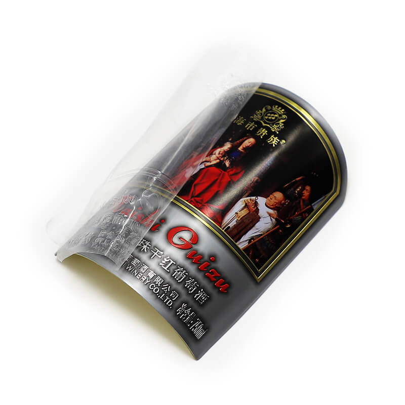 Hot sales aluminum wime label free design metal wine label
