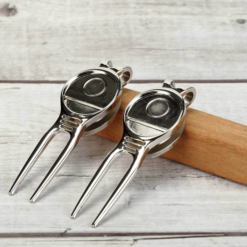 Magnetic Golf Divot Tool Repairer Tool with Custom Logo Ball Marker