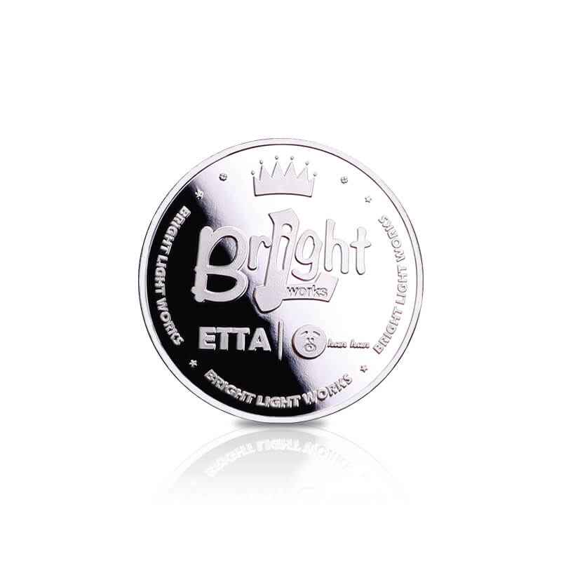 Custom Gold Plating Mirror Finished Souvenir Coin 3D Die Casting Metal Coin