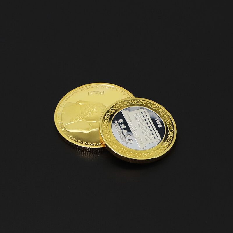 Custom Embossed Brass Silver Gold Metal Challenge Coin 3d Maker 