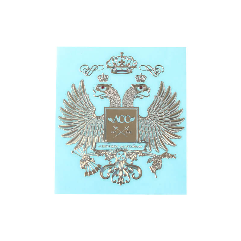 Manufacturer Customized 3D Gold Plating Metal Logo Nickel Sticker Sactory