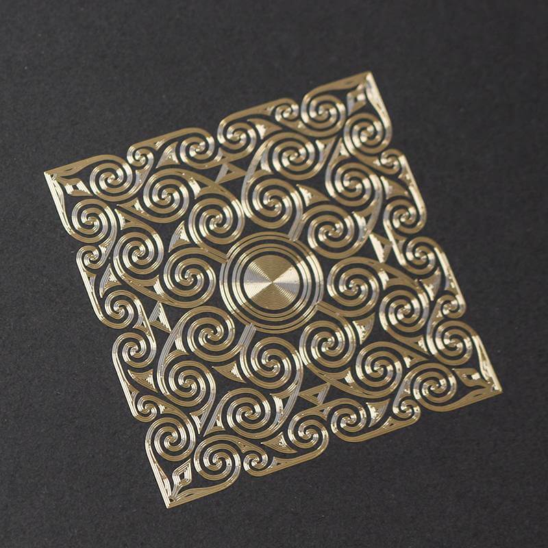 Custom 24k Gold 3d Nickel Logo Sticker Embossed Metal Sticker for Boxes