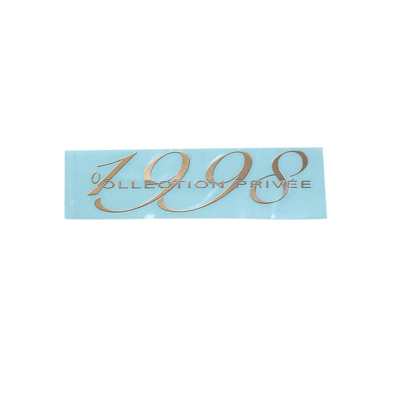 Top Sell Manufacturer Custom 2d 3d Logo Car Sticker Embossed Metal Self Adhesive