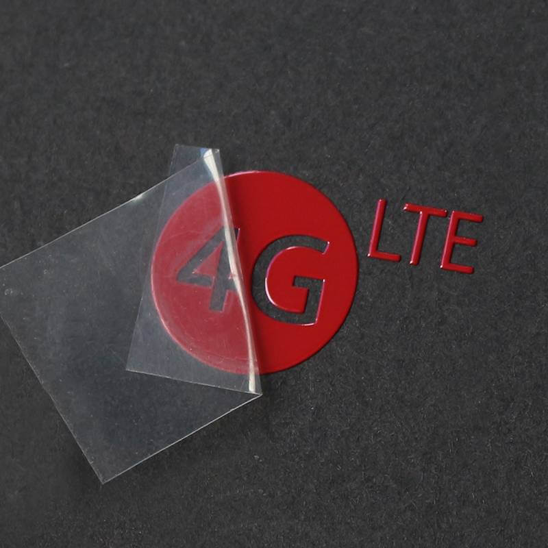Custom Metallic Sticker Transfer Logo Sticker 3D Embossed Sticker for Perfume