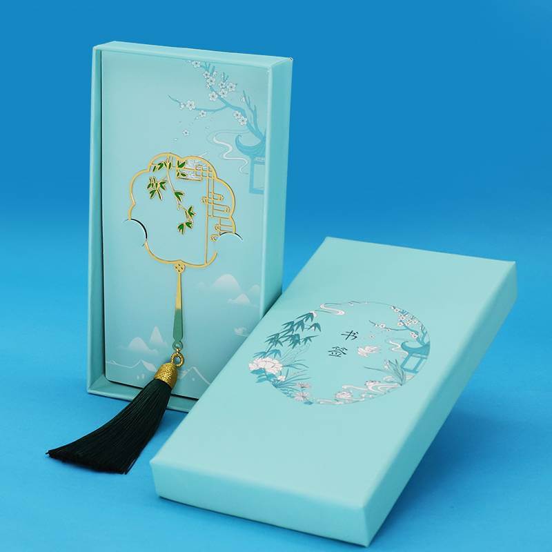Custom cut out bookmark for books metal chinese enamel bookmark souvenir gift