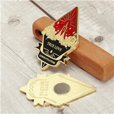 Metal fridge magnets