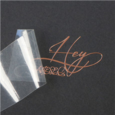 Eyelash metal sticker