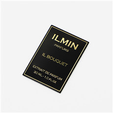 perfume label