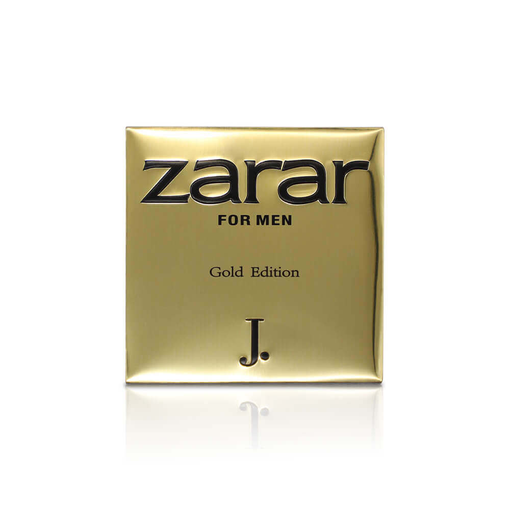 Wholesale custom made adhesive sticker metal perfume labe