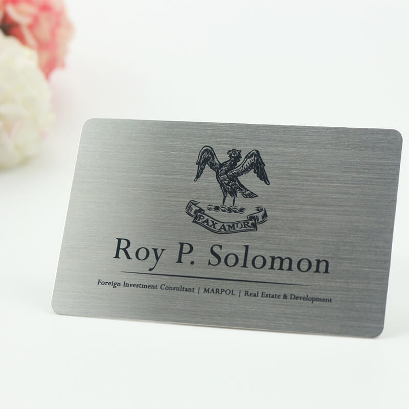 China factory competitive price custom printed metal business cards