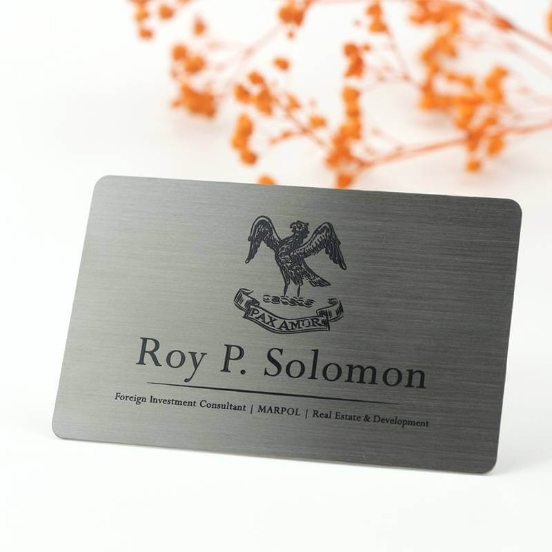 China Factory Competitive Price Custom Printed Metal Business Cards