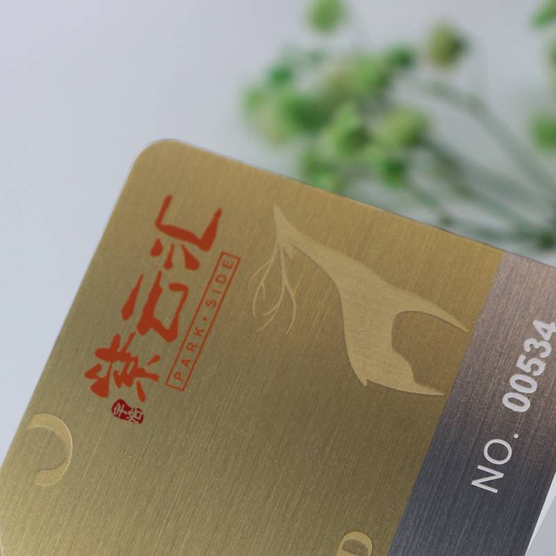Free Design Brushed Metal Business Card Etching Metal Cards Maker