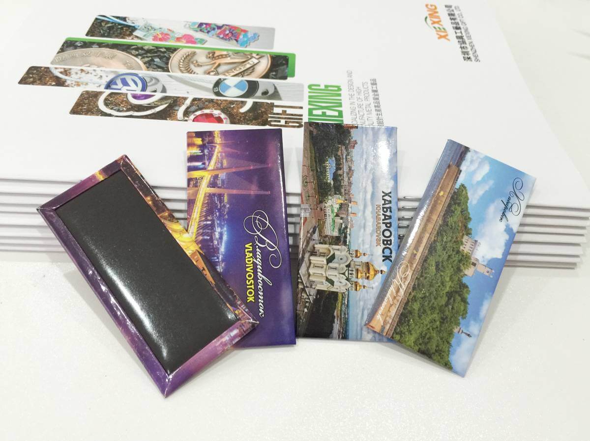Custom Fridge Magnet Tin Plate Tourist Souvenir Tinplate Fridge Magnet