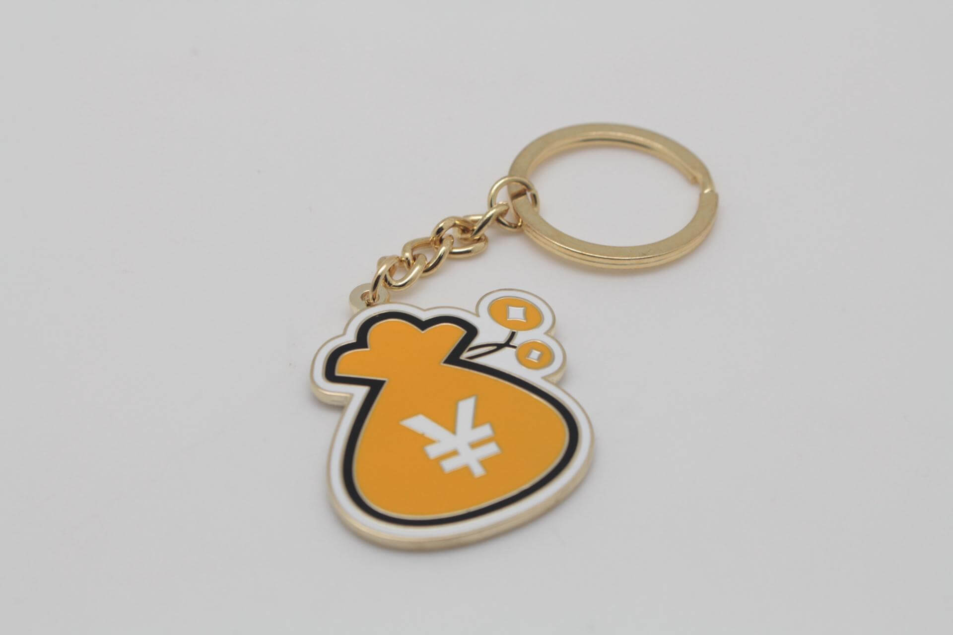 2021 New Design Cute Metal Keychian Simple Metal Keychain for Women