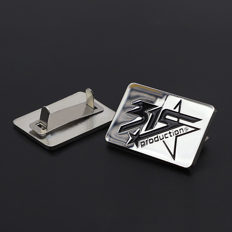 Free Design Metal Handbag Tags Hot Sale Soft Enamel Metal Label