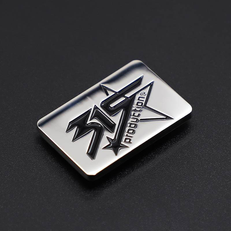 Free Design Metal Handbag Tags Hot Sale Soft Enamel Metal Label