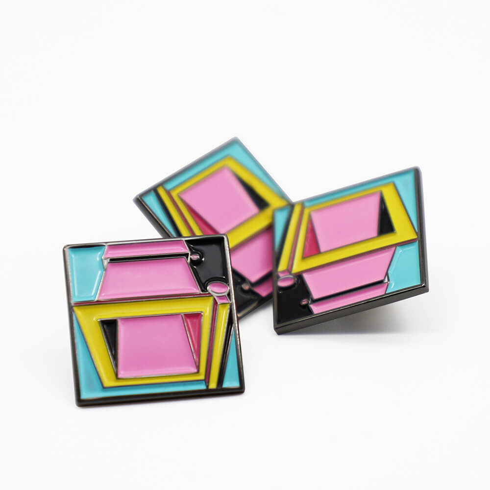 soft enamel badge