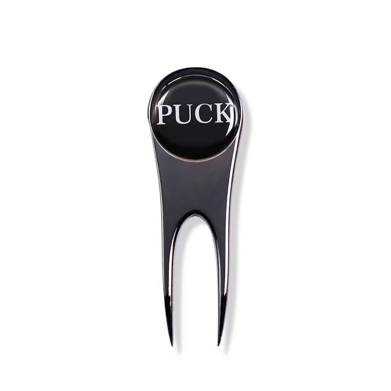 Manufacturer High Quality Black Metal Nickel Golf Aluminum Divot Repair Tool Bal