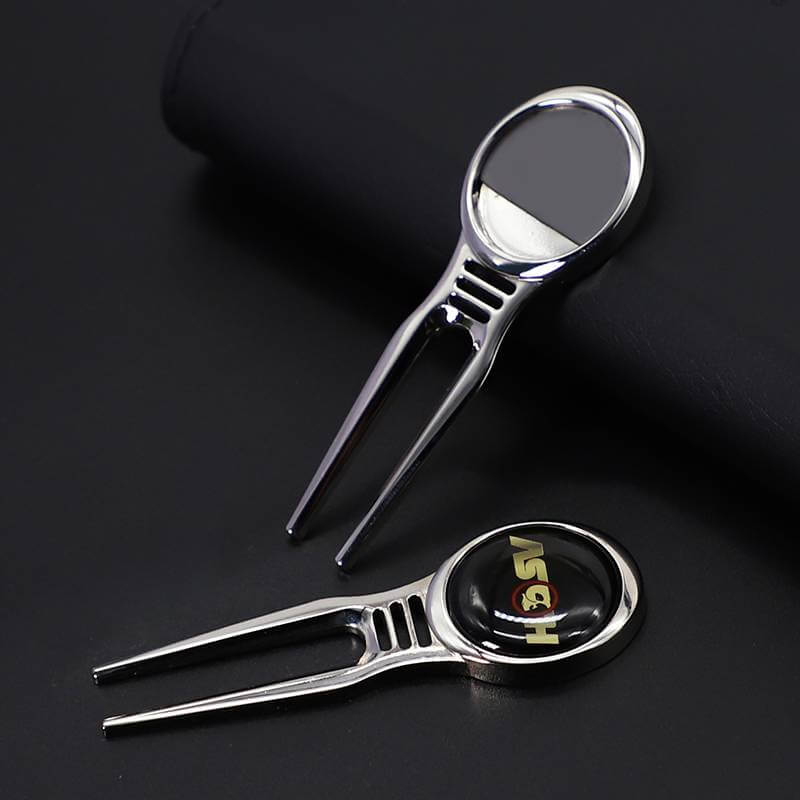 Promotional Golf Divot Tool & Ball Marker Golf Repair Tool Magnet Ball Marker