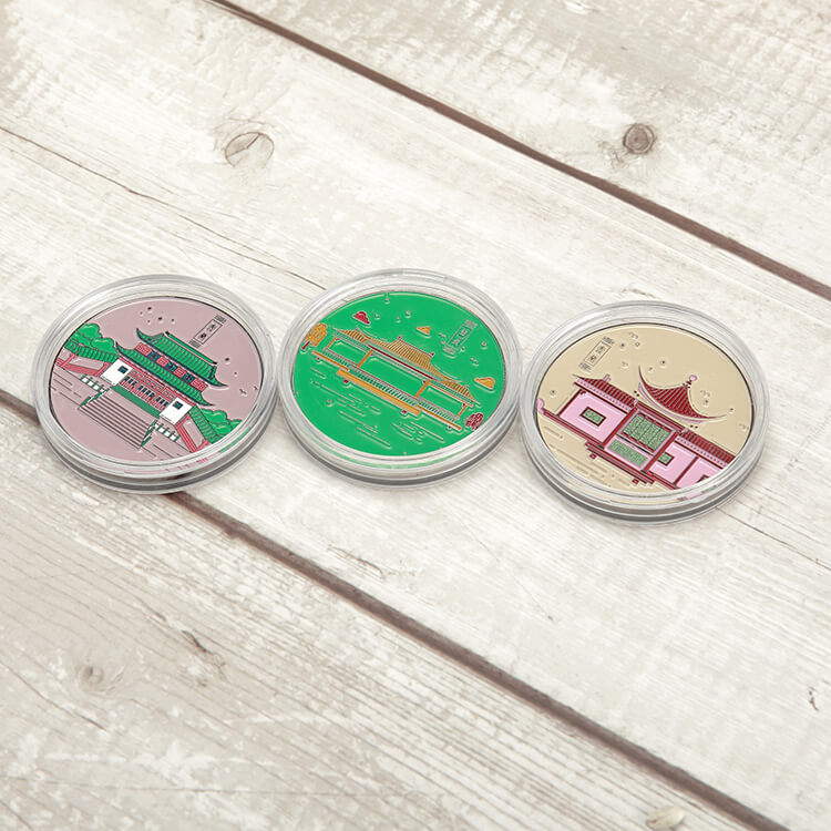 Wholesales soft enamel coins China factory custom souvenir coins