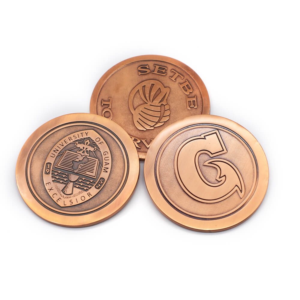 Customized Brass Metal Coins Free Design Souvenir Coins