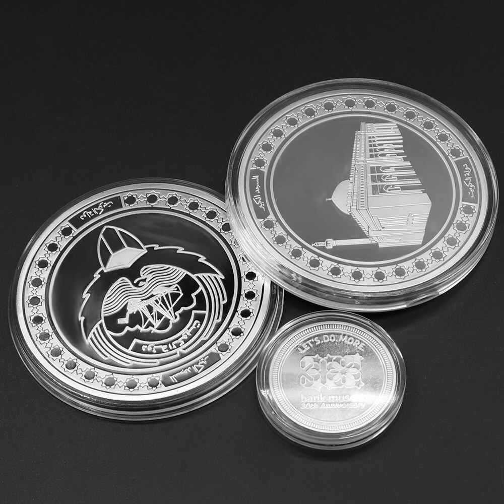  Custom Design Double Sided Embossed Logo Souvenir Coins