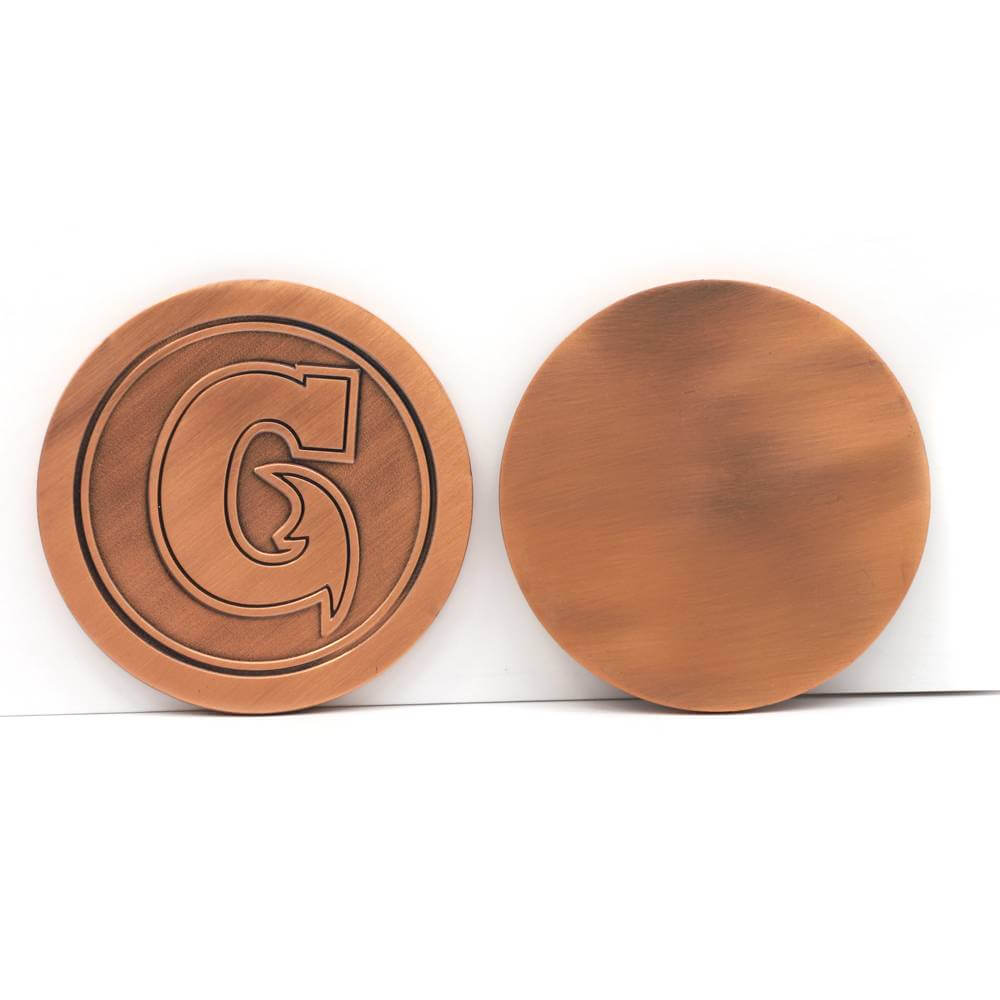 Customized Brass Metal Coins Free Design Souvenir Coins