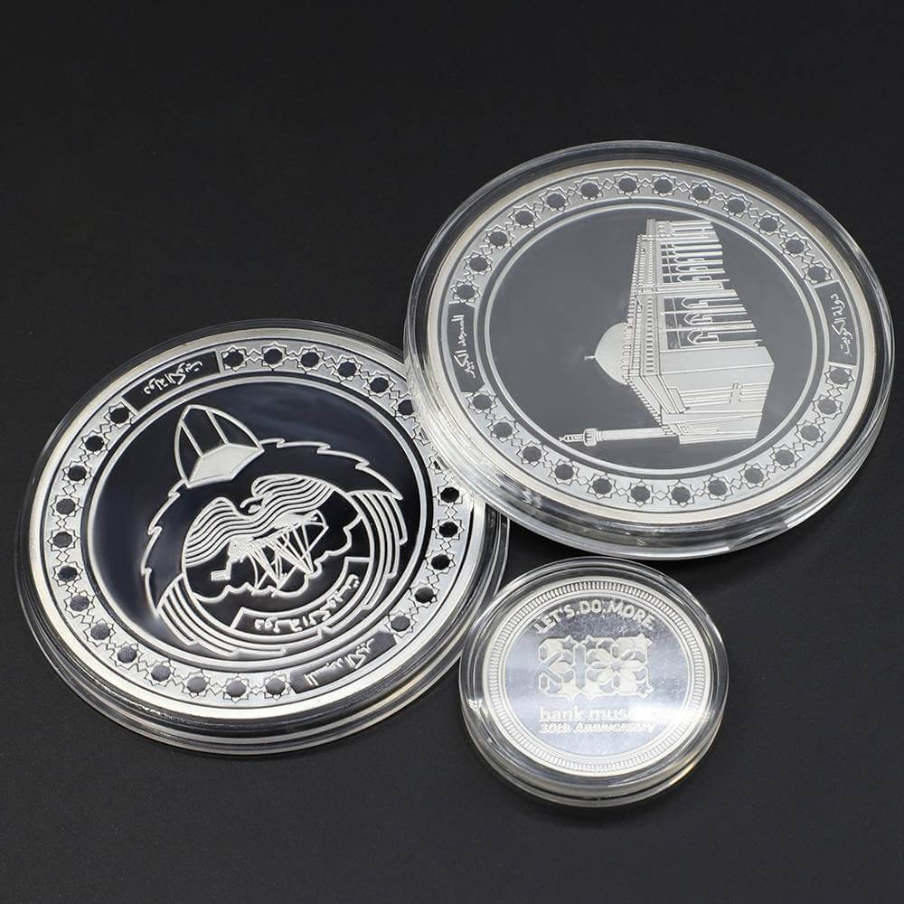  Custom Design Double Sided Embossed Logo Souvenir Coins