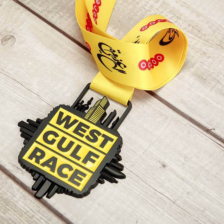 Custom design high quality metal 3D marathon sport medal 
