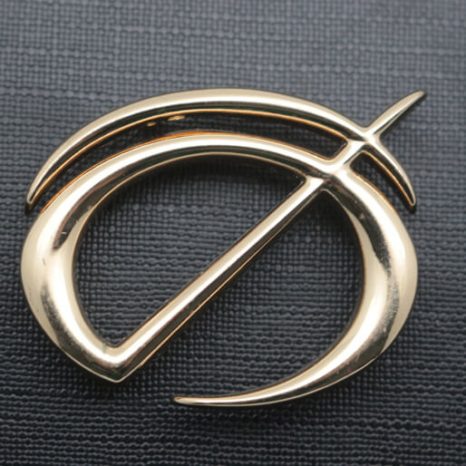  High Quality Custom Metal Logo Labels for Handbags 