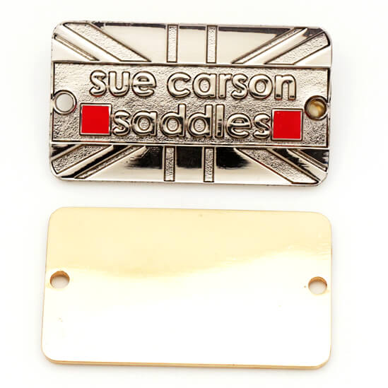 Newest Design Metal Brand Logo Metal Clothing Labels