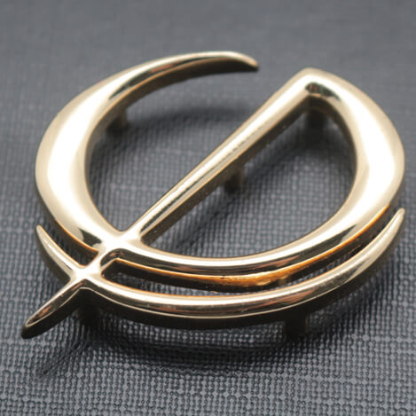  High Quality Custom Metal Logo Labels for Handbags 