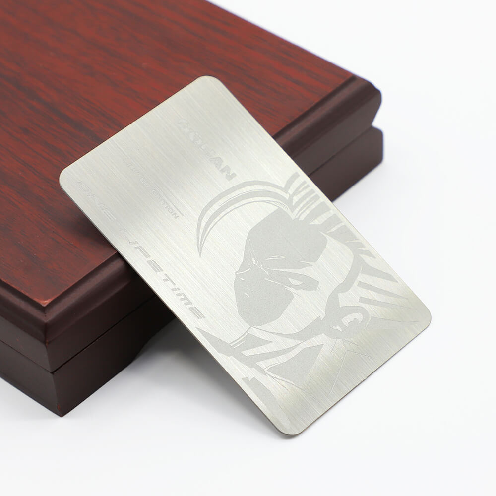 Cheap 304 Stainless Steel Metal Card Custom Vip Card