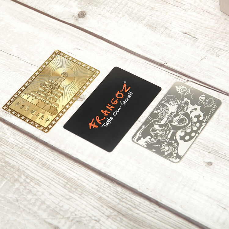 2023 Free Design Stainless Steel Metal Visiting Card Souvenir Metal Cards