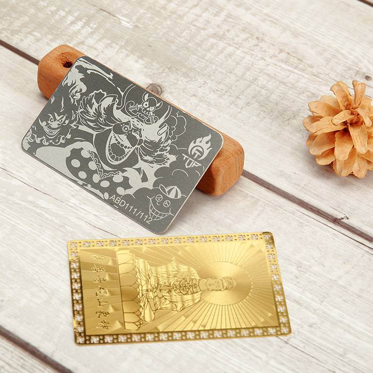 2023 Free Design Stainless Steel Metal Visiting Card Souvenir Metal Cards