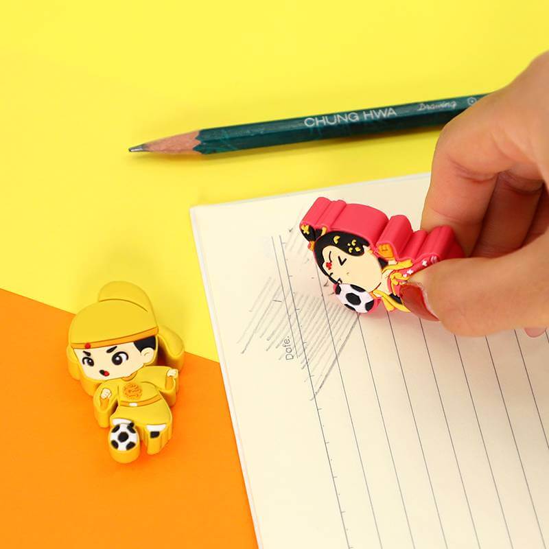 New Arrival Cute PVC Eraser Rubber Eraser Kawaii Fun Eraser for School Office