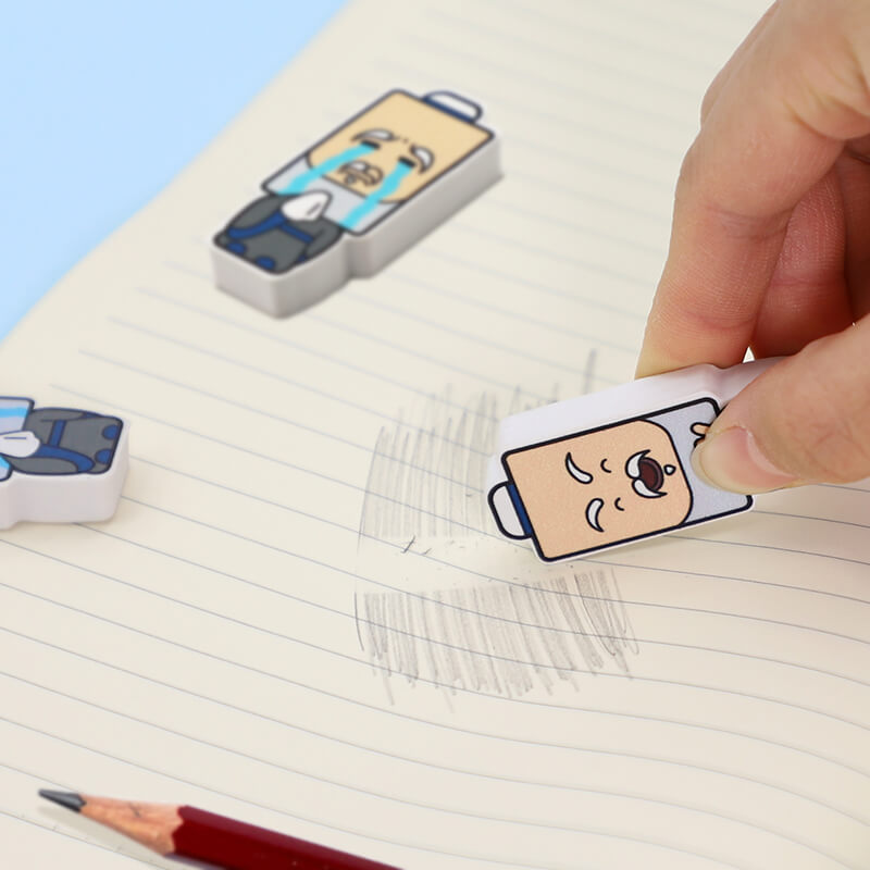 Customized Brand Funny Pencil Erasers High Quality Cute Eraser for Students