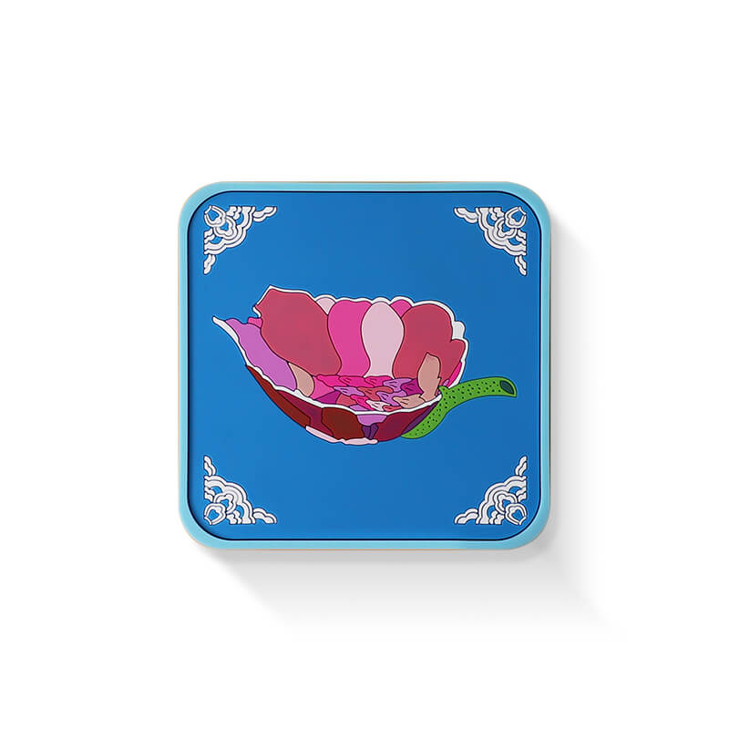 Manufacturer custom soft pvc coaster colorful silicone coaster for promotion