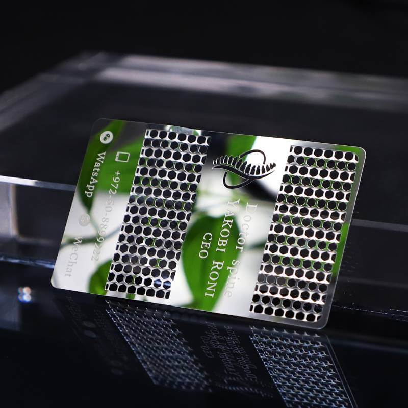 Customized Stainless Steel Metal Visiting Card