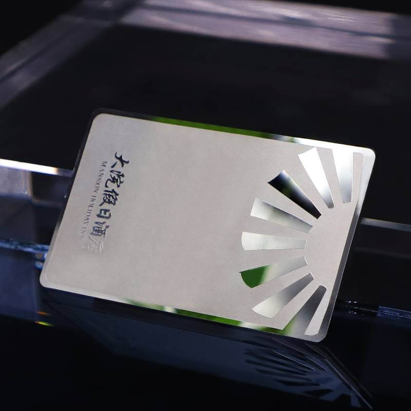 Cheap 304 Stainless Steel Metal Card