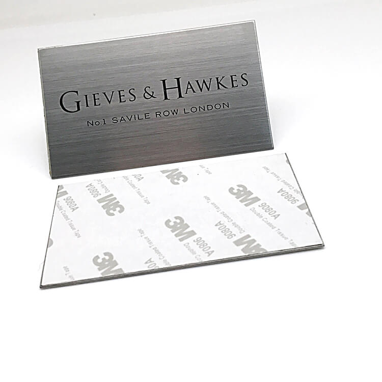 Custom Logo Stainless Steel Nameplate 