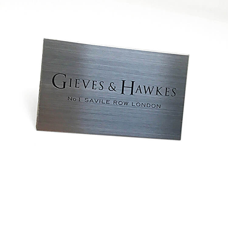 Custom Logo Stainless Steel Nameplate 