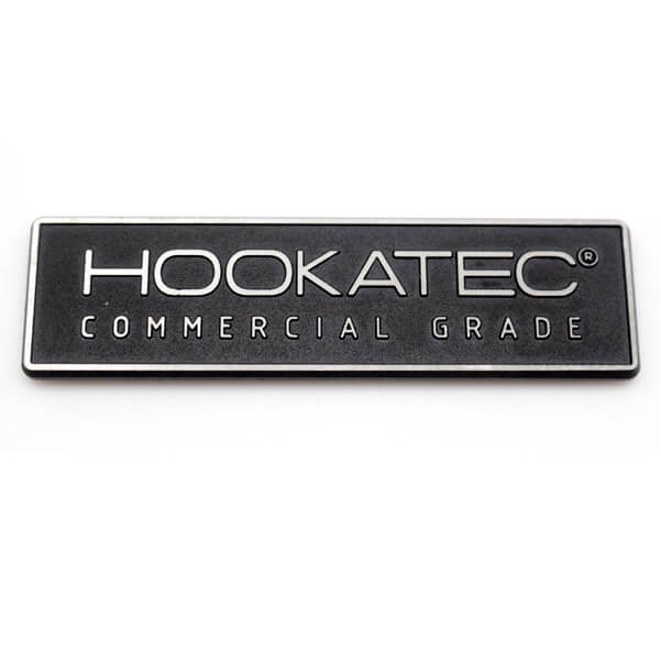 aluminum nameplate letter raised metal name plate